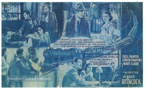 The Lady Vanishes - Spanish Movie Poster