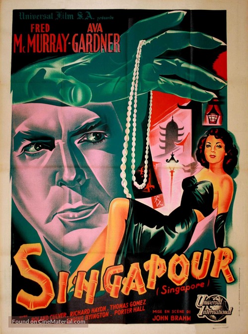 Singapore - French Movie Poster