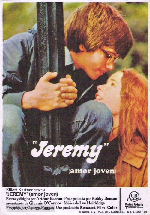 Jeremy - Spanish Movie Poster