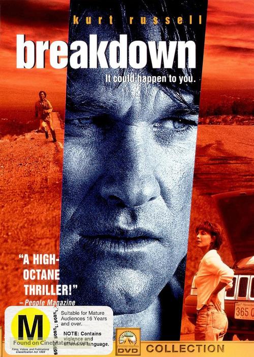 Breakdown - New Zealand DVD movie cover