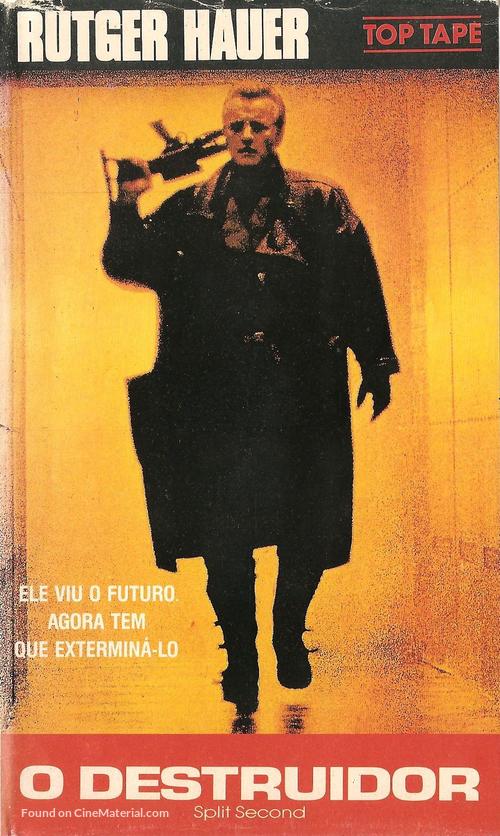 Split Second - Brazilian VHS movie cover