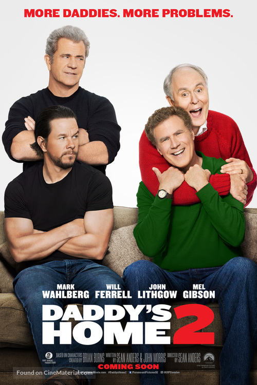 Daddy&#039;s Home 2 - Swedish Movie Poster