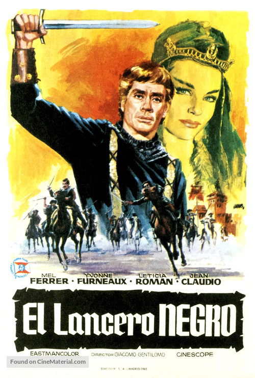 I lancieri neri - Spanish Movie Poster