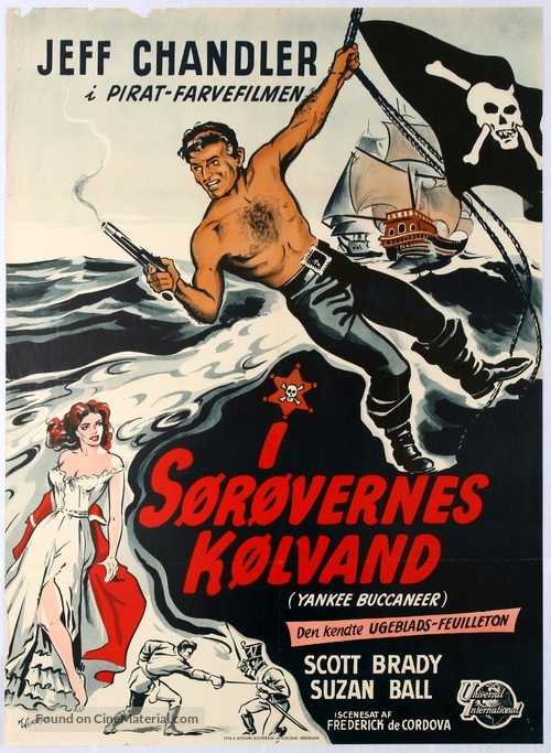 Yankee Buccaneer - Danish Movie Poster