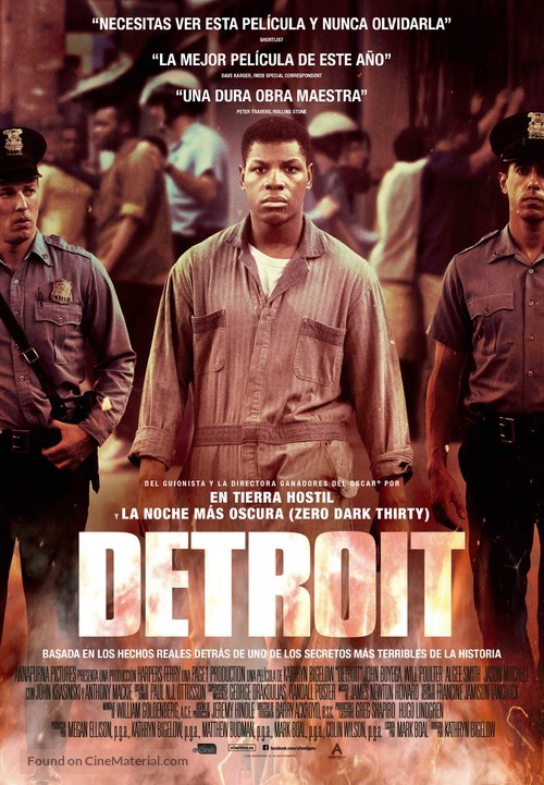 Detroit - Spanish Movie Poster