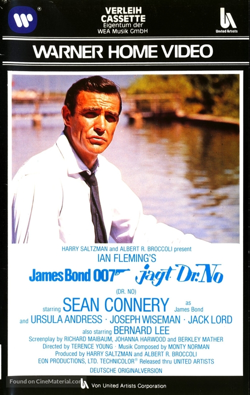 Dr. No - German VHS movie cover