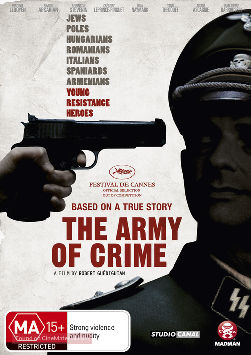 L&#039;arm&eacute;e du crime - Australian Movie Cover