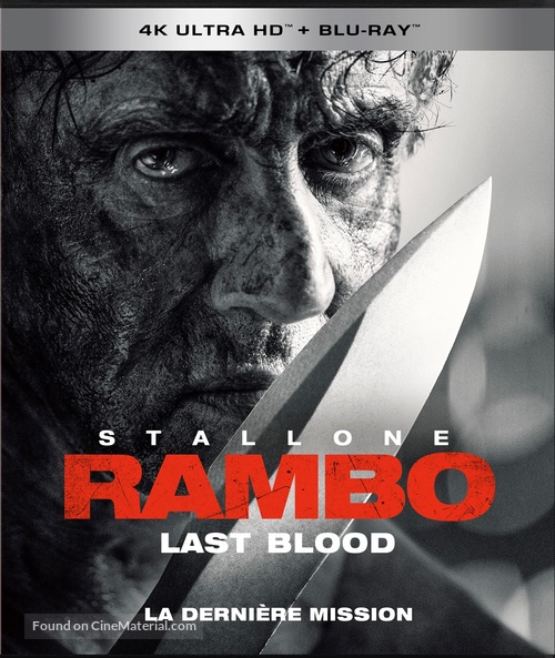 Rambo: Last Blood - Canadian Blu-Ray movie cover