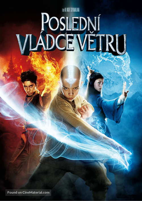 The Last Airbender - Czech DVD movie cover