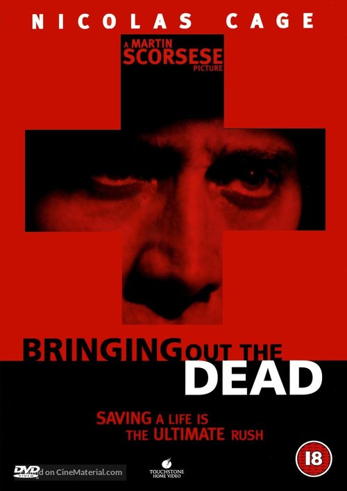 Bringing Out The Dead - British DVD movie cover