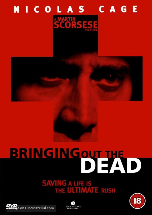 Bringing Out The Dead - British DVD movie cover