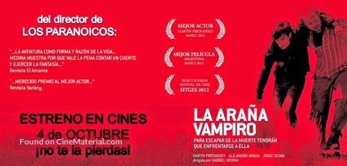 La ara&ntilde;a vampiro - Argentinian Movie Poster