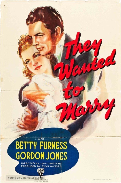 They Wanted to Marry - Movie Poster