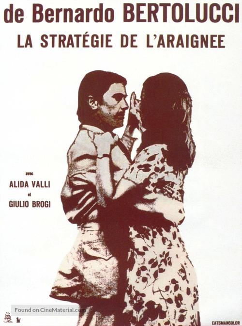Strategia del ragno - French Movie Poster