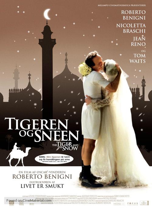 Tigre e la neve, La - Danish Movie Poster