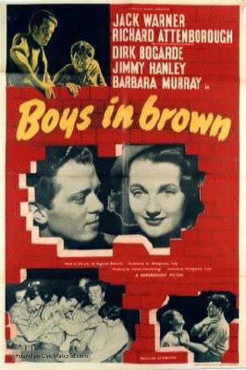 Boys in Brown - British Movie Poster