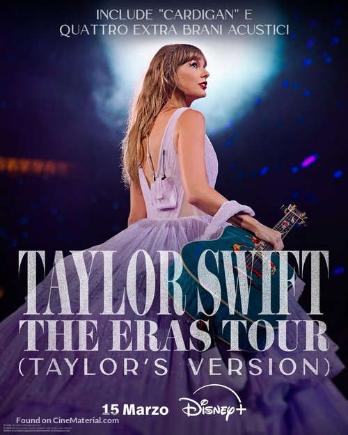 Taylor Swift: The Eras Tour - Italian Movie Poster