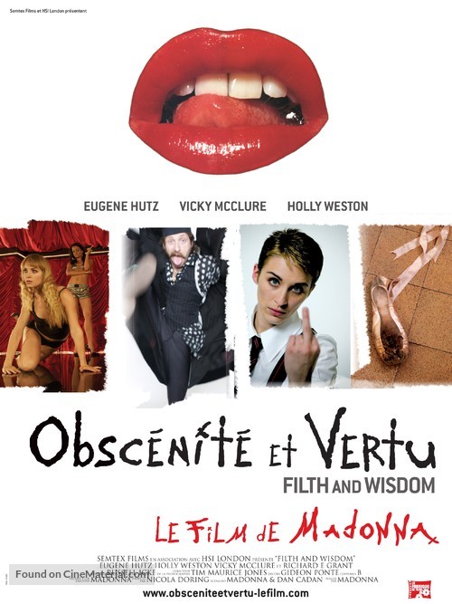 Filth and Wisdom - French Movie Poster