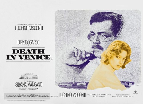 Morte a Venezia - British Movie Poster