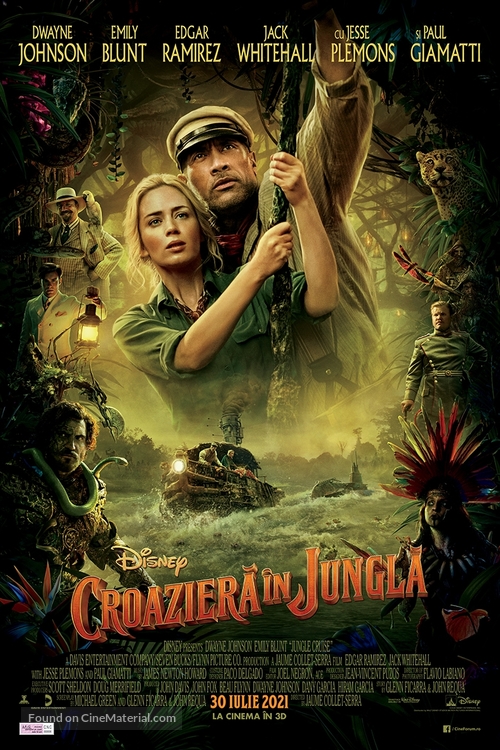Jungle Cruise - Romanian Movie Poster