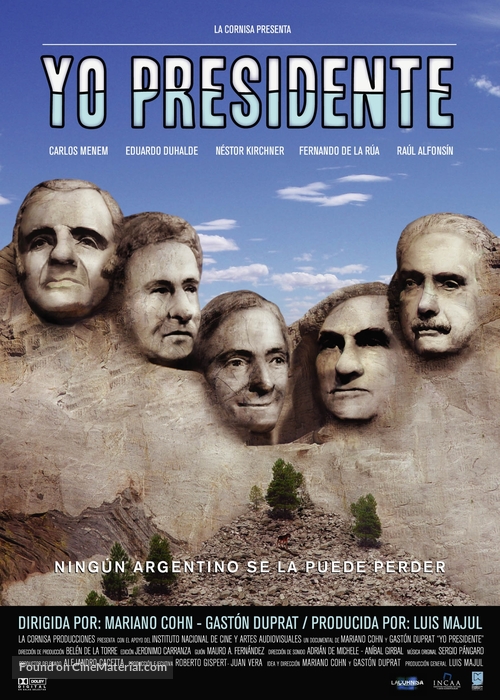 Yo Presidente - Argentinian poster