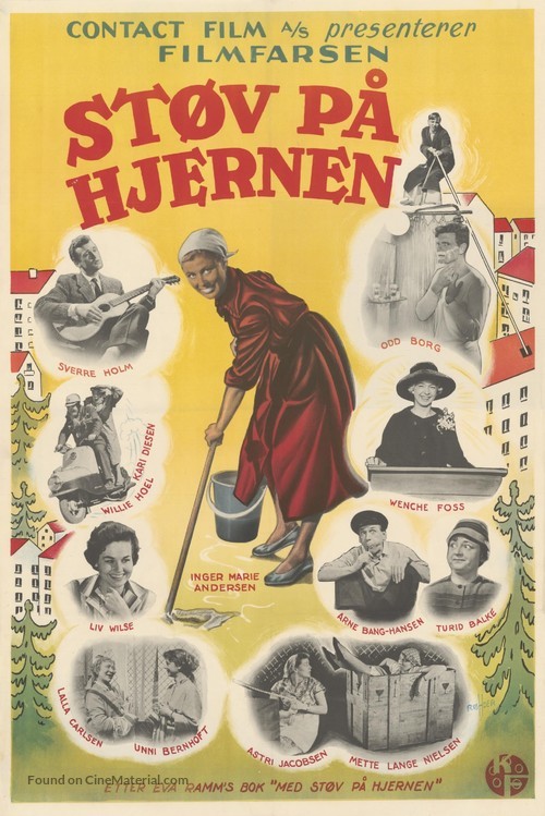 St&oslash;v p&aring; hjernen - Norwegian Movie Poster