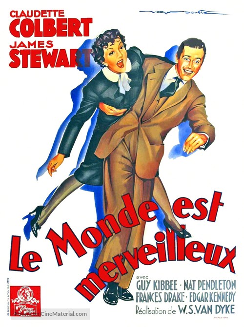 It&#039;s a Wonderful World - French Movie Poster