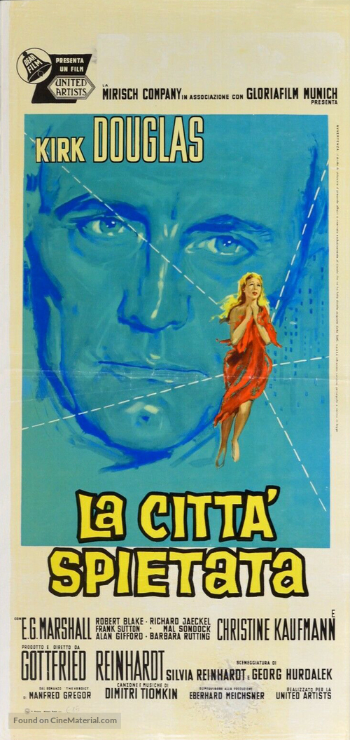Town Without Pity - Italian Movie Poster