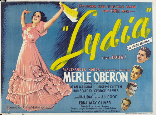 Lydia - British Movie Poster