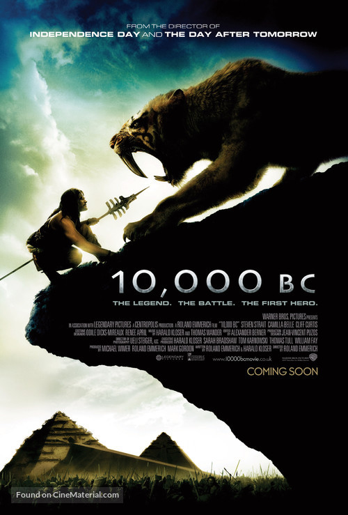 10,000 BC - British poster