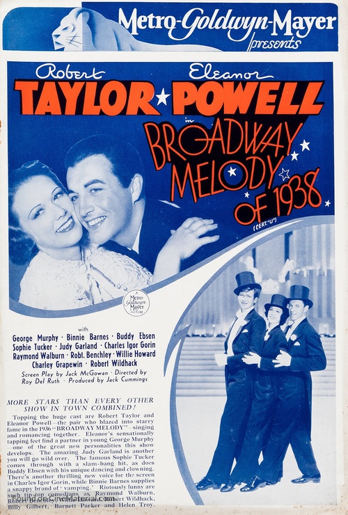 Broadway Melody of 1938 - British poster