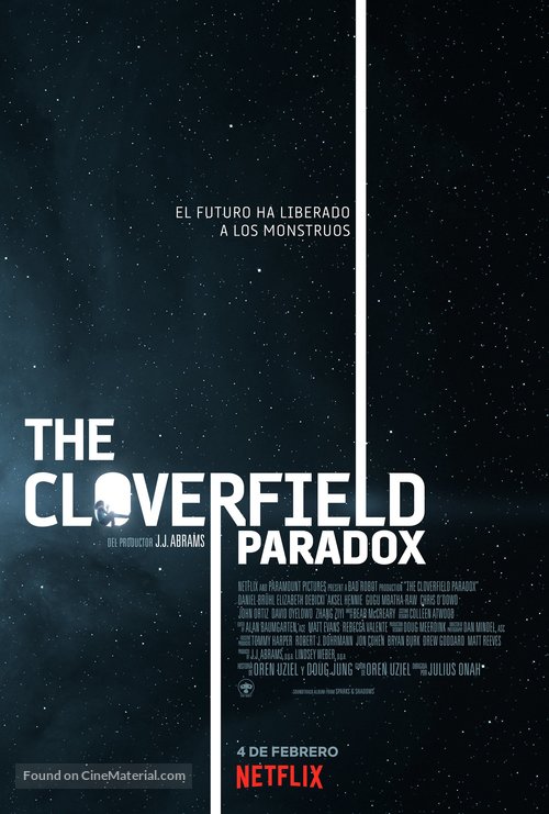 Cloverfield Paradox - Spanish Movie Poster