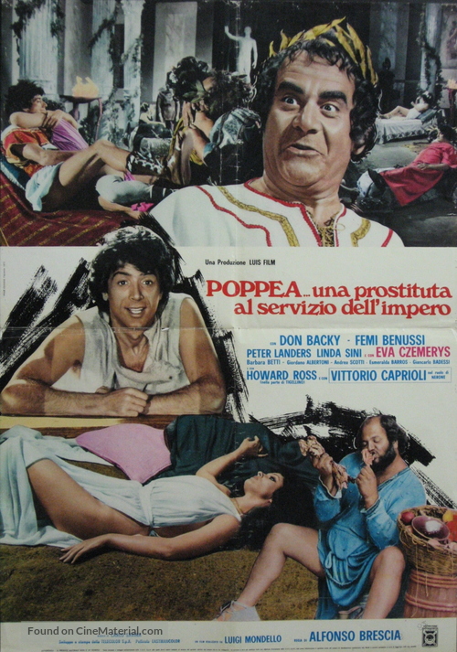 Poppea... una prostituta al servizio dell&#039;impero - Italian Movie Poster
