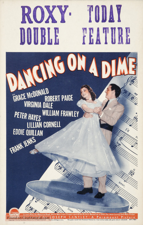 Dancing on a Dime - Movie Poster