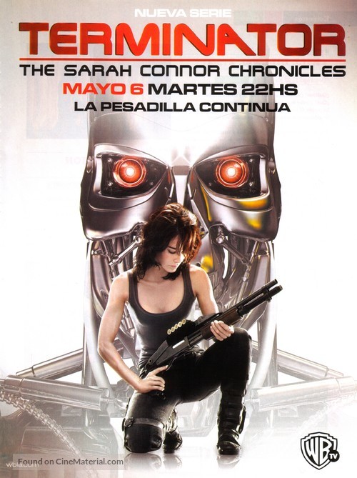 &quot;Terminator: The Sarah Connor Chronicles&quot; - Argentinian Movie Poster