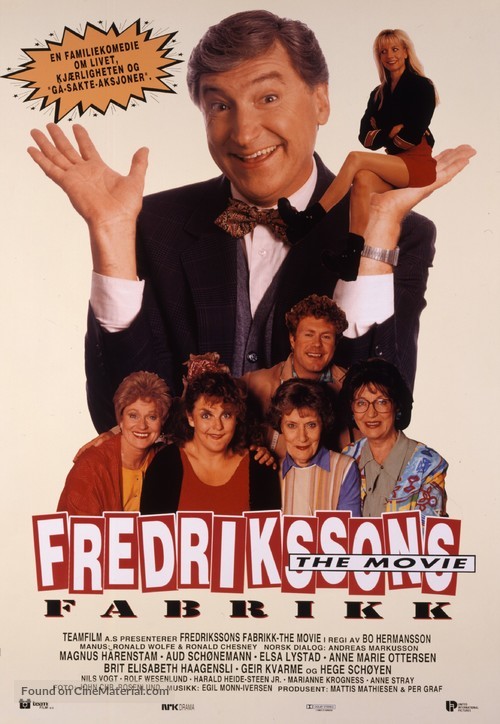 Fredrikssons fabrikk - The movie - Norwegian Movie Poster