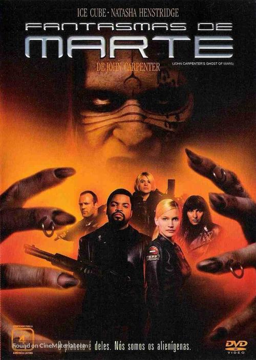 Ghosts Of Mars - Brazilian DVD movie cover