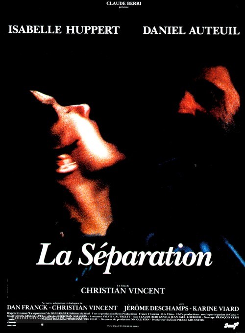 La s&eacute;paration - French Movie Poster