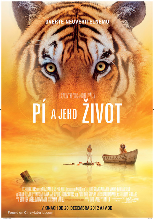 Life of Pi - Slovak Movie Poster