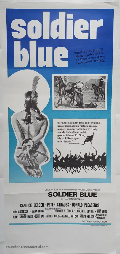 Soldier Blue - Swedish Movie Poster