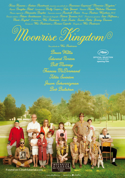 Moonrise Kingdom - Spanish Movie Poster
