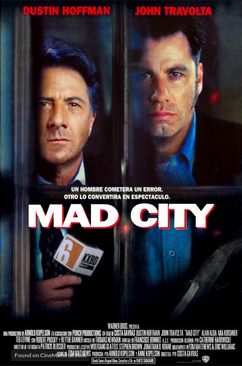 Mad City - Spanish Movie Poster