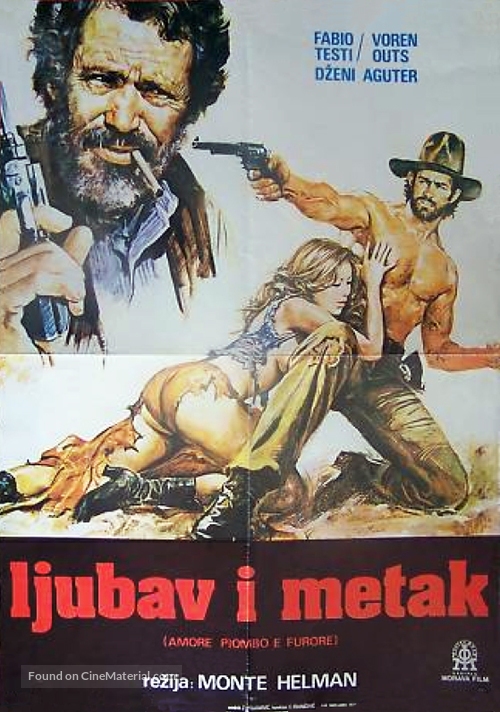 Amore, piombo e furore - Yugoslav Movie Poster