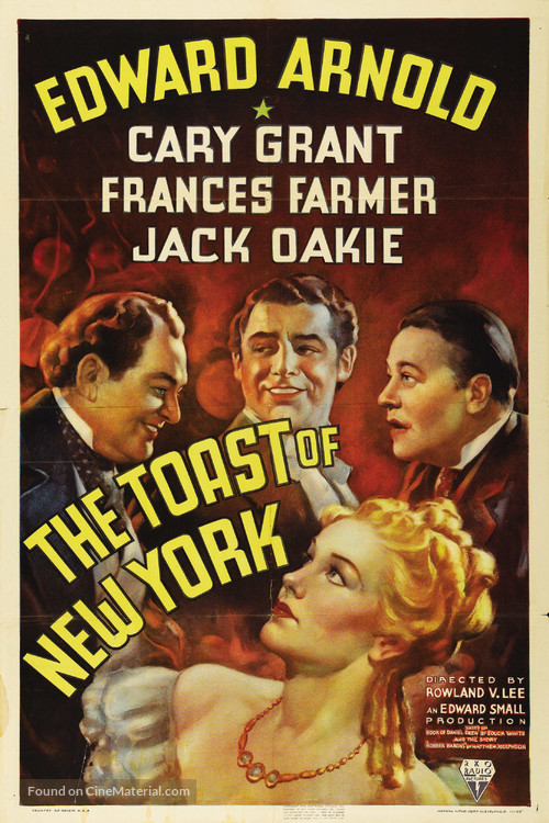 The Toast of New York - Movie Poster