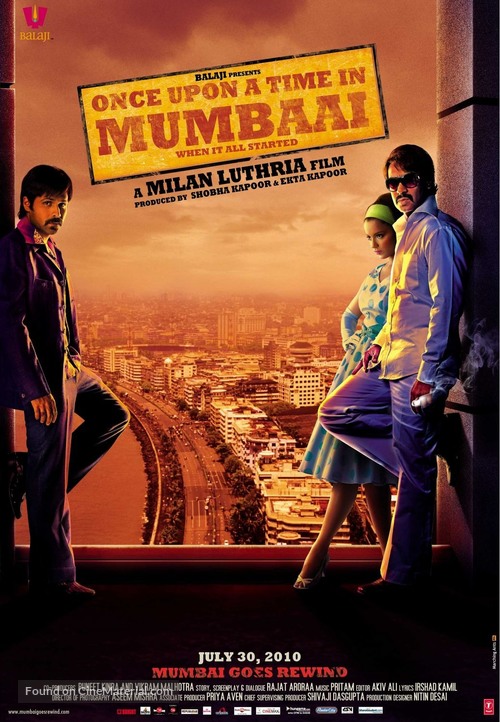 Once Upon a Time in Mumbai - Indian Movie Poster