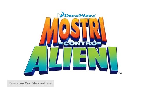 Monsters vs. Aliens - Italian Logo
