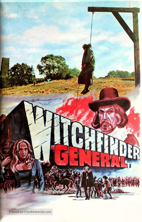 Witchfinder General - Norwegian VHS movie cover