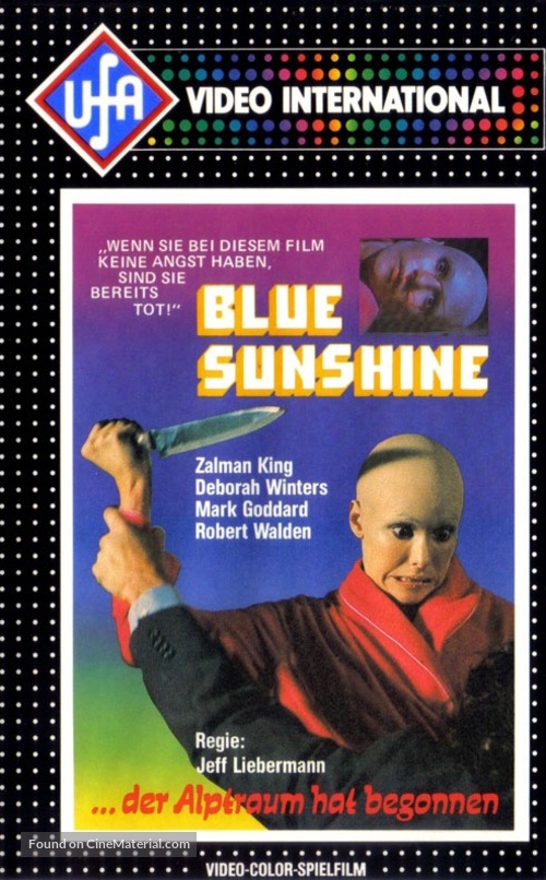 Blue Sunshine - German VHS movie cover