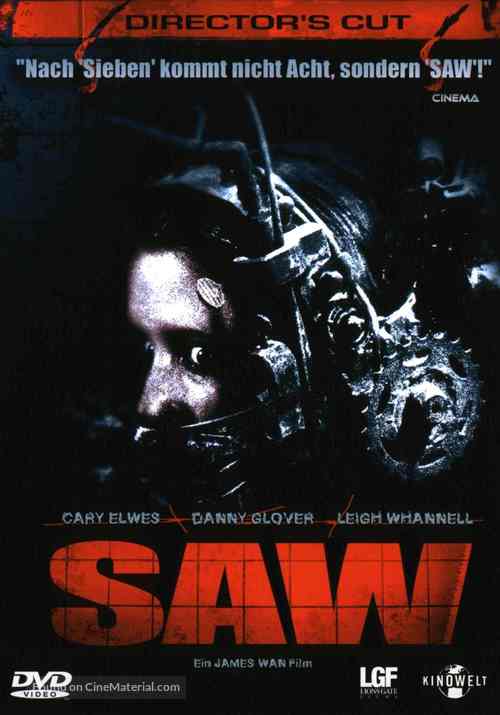 Saw - German DVD movie cover