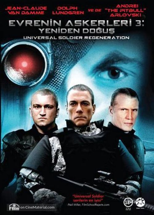 Universal Soldier: Regeneration - Turkish Movie Cover